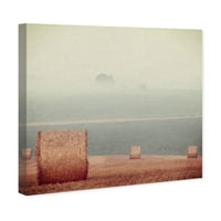 A Wynwood Studio Természet és a táj fali művészete vászon nyomatok „Kilátás a reggeli” vidéki tájak - barna, fehér