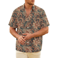 Paisley stílusok Minta póló ruhák laza póló ing ajándékok színes 3d nyomtatott gyors száraz férfi divat ing