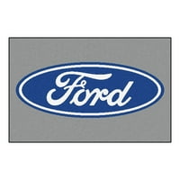 Ford ovális Indítószőnyeg 19 x30 - szürke