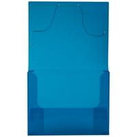 Papír & boríték Poly Portfólió rugalmas zárással, Kék