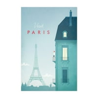 Párizs France Architecture Art Deco 16 20 Keret nélküli Wall Art Print