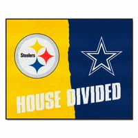 - Steelers-Cowboys Ház osztott szőnyeg 33.75 x42. 5