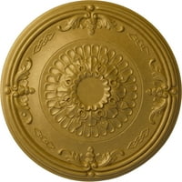 Ekena Millwork 1 4 OD 1 4 P Athén mennyezeti medál, kézzel festett fáraó arany