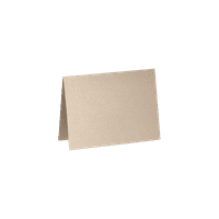 Luxpaper egy hajtogatott kártya jegyzetkert, 7 8, taupe metál, 50 csomag