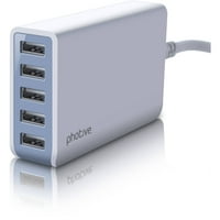 Photive 5-portos USB asztali gyors töltő