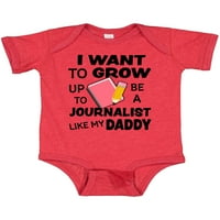 Inktastic Szeretnék felnőni, hogy egy újságíró, mint az apám ajándék kisfiú vagy kislány Body
