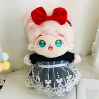 Cuteam Doll Outfit, 1Set Doll Szoknya multifunkcionális finom kényelmes tapintású baba Hairband szoknya ruha otthoni