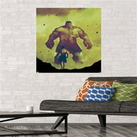 Marvel Comics-Hulk-Halhatatlan Hulk Fali Poszter, 22.375 34