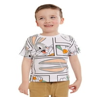 Looney Tunes kisgyermek fiú grafikus pólók, 2-csomag, Méretek 2T-5T