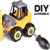 Szórakoztató kis játékok gyerekek építési teherautó járművek lejátszása
