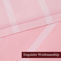 Egyedi alkucsík -csík mikroszálas paplan fedele ágynemű rózsaszín