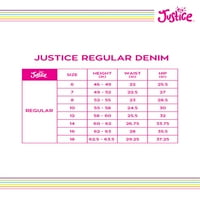 Justice Girls Denim Bermuda rövidnadrág, Méretek 4- & Plus