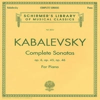 Schirmer zenei klasszikusok Könyvtára: Dmitri Kabalevsky-teljes szonáták zongorára: Schirmer klasszikusok Könyvtára
