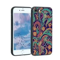 Almond-Blossom-Van-Gogh-Kék-botanikai-Természet-Fine-Art-esztétikai-telefon tok iPhone SE a nők férfi ajándékok, Puha
