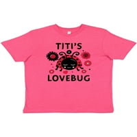 Inktastic Valentin-napi Titi Lovebug Ifjúsági póló