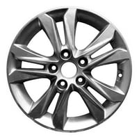 6. Felújított OEM alumínium ötvözet kerék, minden festett ezüst, illik 2013-Hyundai Elantra Sedan