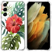 Palm Garden tok Samsung Galaxy S Plus, esztétikus színes virágos növény esetében a férfiak a nők, egyedi Puha TPU lökhárító