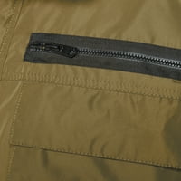 American Stitch Férfi Twill túlméretezett katonai zsebkabát, S-2XL méretű