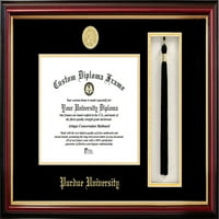 Purdue Egyetem 7.625 9.625 Tassel BO és diploma keret