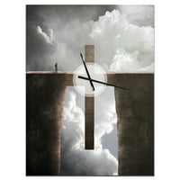 Designart 'Big Cross a két szikla között' Modern falóról