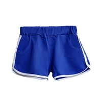 Nadrág Női, új nyári nadrág női sport rövidnadrág Tornaterem Edzés derékpánt sovány jóga rövid Kék XL